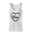 Mom Heart Design Womens Tank Top by TooLoud-Womens Tank Tops-TooLoud-White-X-Small-Davson Sales