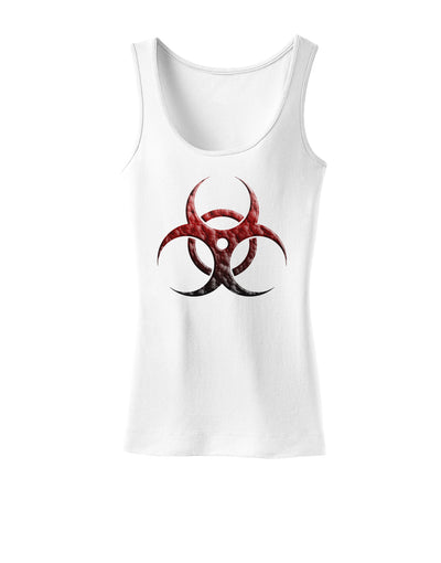 Biohazard Symbol Molecules - Apocalypse Womens Tank Top-Womens Tank Tops-TooLoud-White-X-Small-Davson Sales