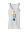 Starfish Surfboard Womens Tank Top by TooLoud-Womens Tank Tops-TooLoud-White-X-Small-Davson Sales