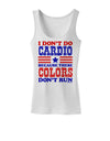 I Don't Do Cardio Because These Colors Don't Run Womens Tank Top-Womens Tank Tops-TooLoud-White-X-Small-Davson Sales