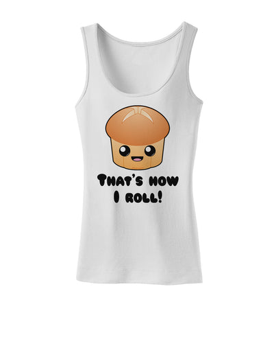 How I Roll Cute Roll Womens Tank Top-Womens Tank Tops-TooLoud-White-X-Small-Davson Sales