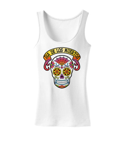 Dia de los Muertos Calavera Womens Tank Top-Womens Tank Tops-TooLoud-White-X-Small-Davson Sales