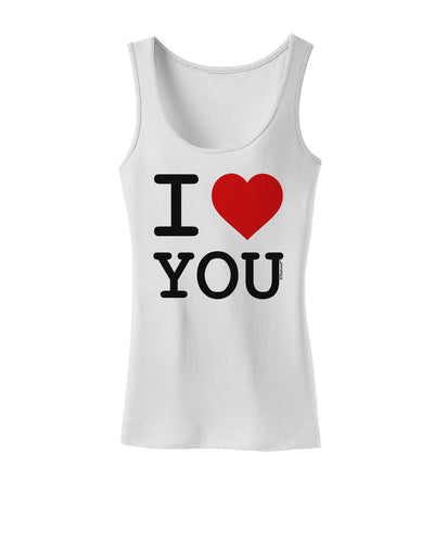 I Heart You Womens Tank Top-Womens Tank Tops-TooLoud-White-X-Small-Davson Sales