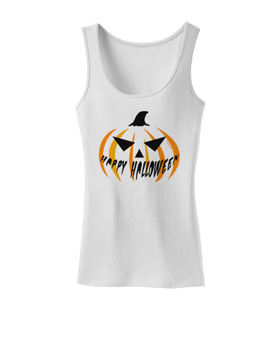 Happy Halloween Jack Womens Tank Top-Womens Tank Tops-TooLoud-White-X-Small-Davson Sales