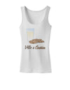 Milk and Cookies Design Text Womens Tank Top-Womens Tank Tops-TooLoud-White-X-Small-Davson Sales