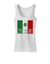 Mexican Flag - Mexico Text Womens Tank Top by TooLoud-Womens Tank Tops-TooLoud-White-X-Small-Davson Sales