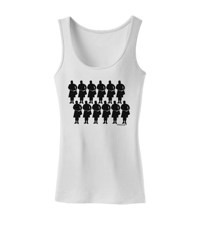 TooLoud Twelve Drummers Drumming Womens Tank Top-Womens Tank Tops-TooLoud-White-X-Small-Davson Sales