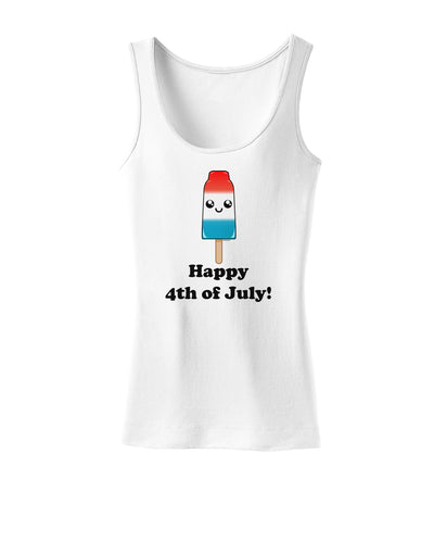 Happy 4th of July Popsicle Womens Tank Top-Womens Tank Tops-TooLoud-White-X-Small-Davson Sales