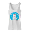 Cute Polar Bear - Christmas Womens Tank Top by TooLoud-Womens Tank Tops-TooLoud-White-X-Small-Davson Sales