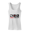 Lock Him Up Anti-Trump Funny Womens Petite Tank Top by TooLoud-TooLoud-White-X-Small-Davson Sales