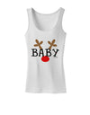 Matching Family Christmas Design - Reindeer - Baby Womens Tank Top by TooLoud-Womens Tank Tops-TooLoud-White-X-Small-Davson Sales