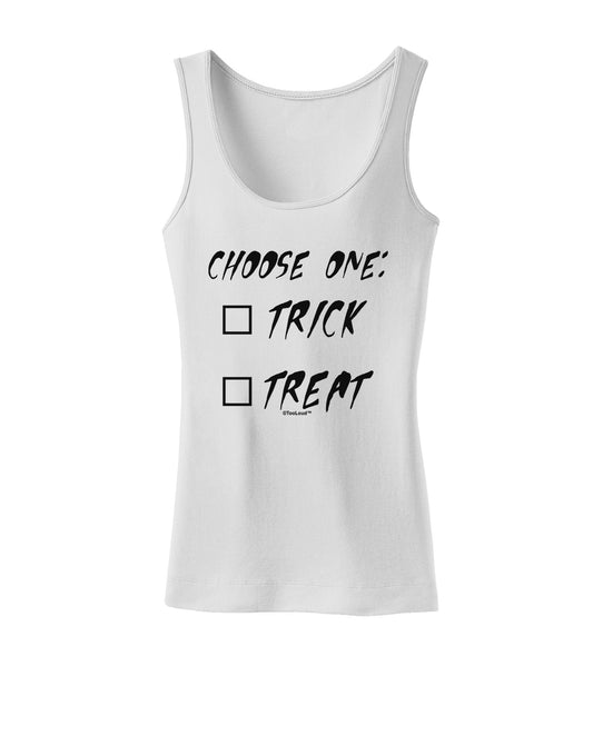 Choose One Unchecked Womens Tank Top-Womens Tank Tops-TooLoud-White-X-Small-Davson Sales