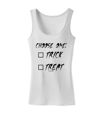 Choose One Unchecked Womens Tank Top-Womens Tank Tops-TooLoud-White-X-Small-Davson Sales