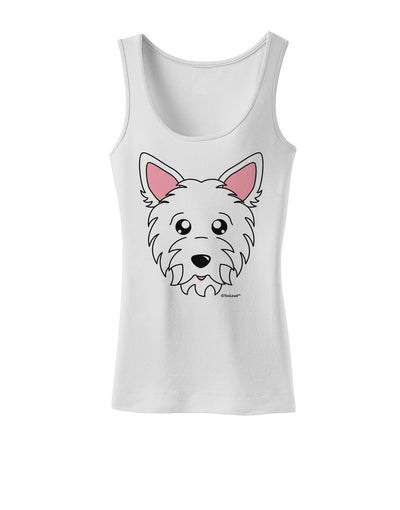 Cute West Highland White Terrier Westie Dog Womens Tank Top by TooLoud-Womens Tank Tops-TooLoud-White-X-Small-Davson Sales