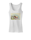 Bighorn Ram Watercolor Womens Tank Top-Womens Tank Tops-TooLoud-White-X-Small-Davson Sales