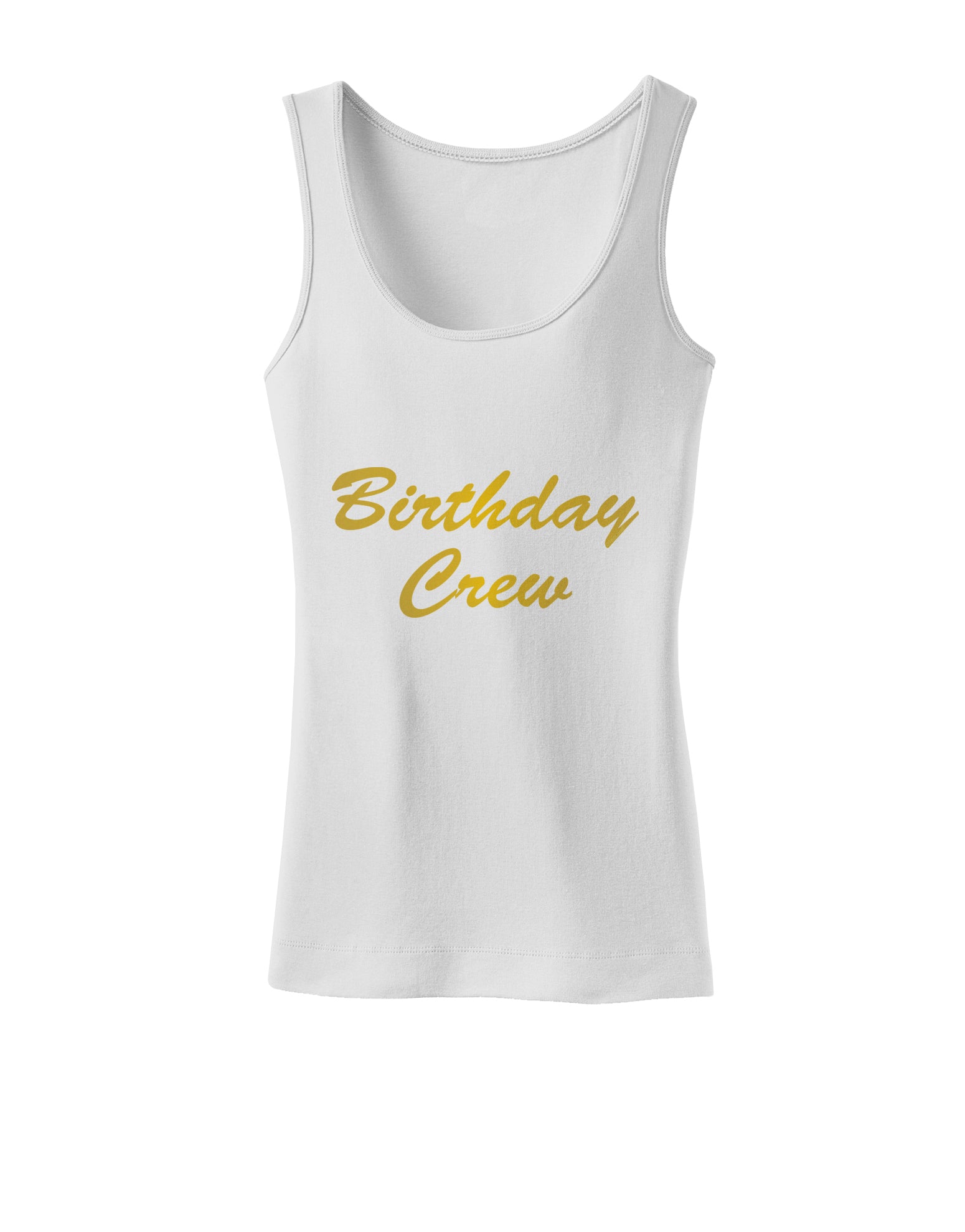 Birthday Crew Text Womens Petite Tank Top by TooLoud-TooLoud-White-X-Small-Davson Sales