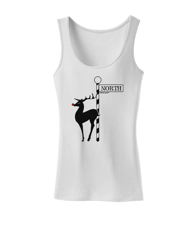 Rudolf the Ratchet Reindeer Womens Tank Top-Womens Tank Tops-TooLoud-White-X-Small-Davson Sales