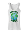 Save the Planet - Earth Womens Tank Top-Womens Tank Tops-TooLoud-White-X-Small-Davson Sales