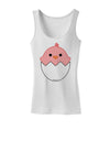 Cute Hatching Chick - Pink Womens Tank Top by TooLoud-Womens Tank Tops-TooLoud-White-X-Small-Davson Sales