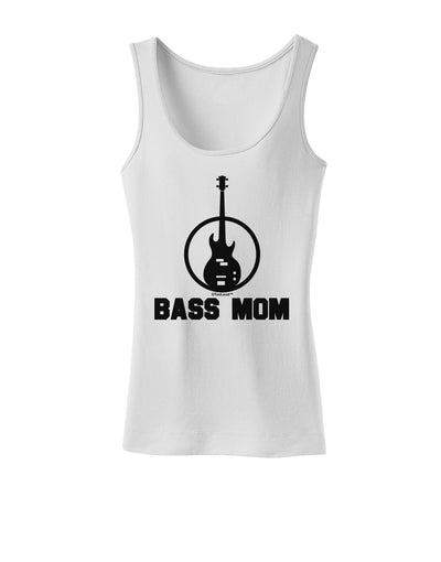 Bass Mom - Mother's Day Design Womens Tank Top-Womens Tank Tops-TooLoud-White-X-Small-Davson Sales