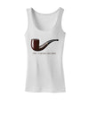 Ceci n'est pas une pipe Womens Tank Top-Womens Tank Tops-TooLoud-White-X-Small-Davson Sales