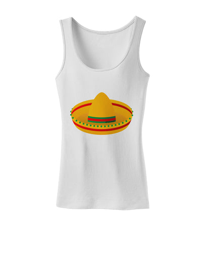 Sombrero Design Womens Tank Top by TooLoud-Womens Tank Tops-TooLoud-White-X-Small-Davson Sales