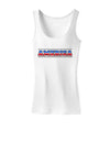 America Stars and Stripes Womens Tank Top-Womens Tank Tops-TooLoud-White-X-Small-Davson Sales
