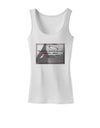 TooLoud Where Smiles Mark Twain Womens Petite Tank Top-TooLoud-White-X-Small-Davson Sales