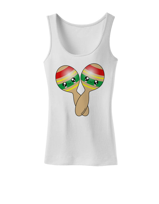 Cute Maracas Design Womens Tank Top by TooLoud-Womens Tank Tops-TooLoud-White-X-Small-Davson Sales
