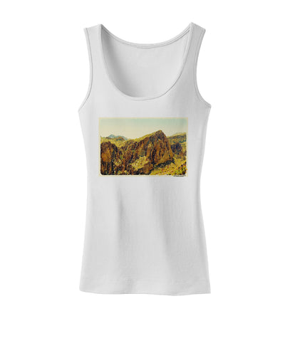 Arizona Mountains Watercolor Womens Tank Top-Womens Tank Tops-TooLoud-White-X-Small-Davson Sales