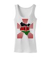 Kenya Flag Design Womens Petite Tank Top-TooLoud-White-X-Small-Davson Sales