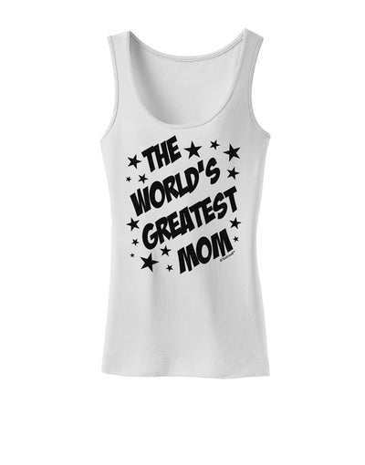 The World's Greatest Mom - Superhero Style Womens Tank Top by TooLoud-Womens Tank Tops-TooLoud-White-X-Small-Davson Sales