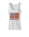 American Breakfast Flag - Bacon and Eggs - Mmmmerica Womens Tank Top-Womens Tank Tops-TooLoud-White-X-Small-Davson Sales