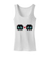 8-Bit Skull Love - Boy and Boy Womens Tank Top-Womens Tank Tops-TooLoud-White-X-Small-Davson Sales