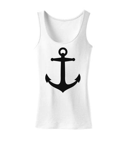 Nautical Sailor Anchor Womens Tank Top-Womens Tank Tops-TooLoud-White-X-Small-Davson Sales