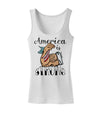 America is Strong We will Overcome This Womens Petite Tank Top-Womens Tank Tops-TooLoud-White-X-Small-Davson Sales