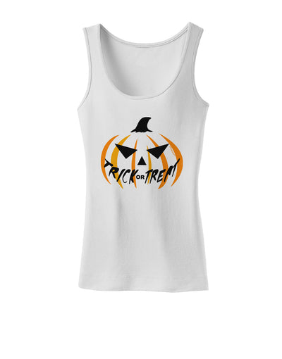 Trick or Treat Jack Womens Tank Top-Womens Tank Tops-TooLoud-White-X-Small-Davson Sales