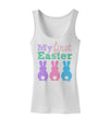 My First Easter - Three Bunnies Womens Tank Top by TooLoud-Womens Tank Tops-TooLoud-White-X-Small-Davson Sales