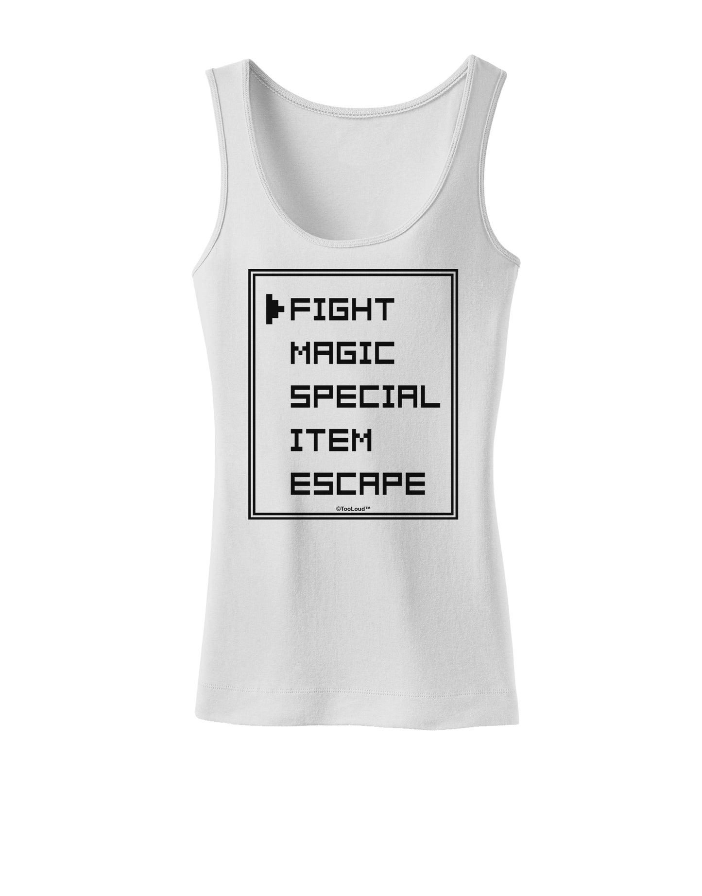 RPG Command Selection List Womens Tank Top by TooLoud-Womens Tank Tops-TooLoud-White-X-Small-Davson Sales