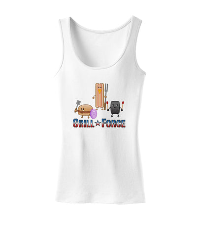 Grill Force Womens Tank Top-Womens Tank Tops-TooLoud-White-X-Small-Davson Sales