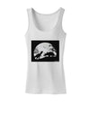 T-Rex and Triceratops Silhouettes Design Womens Tank Top by TooLoud-Womens Tank Tops-TooLoud-White-X-Small-Davson Sales