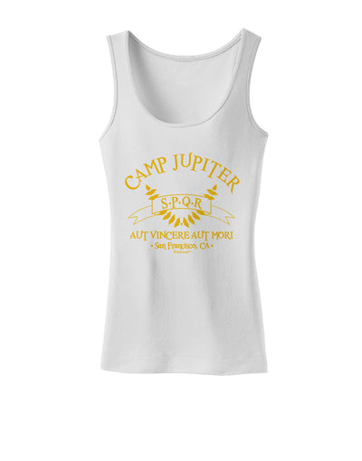 Camp Jupiter - SPQR Banner - Gold Womens Tank Top by TooLoud-Womens Tank Tops-TooLoud-White-X-Small-Davson Sales