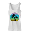 Palm Trees Silhouette - Beach Sunset Design Womens Tank Top-Womens Tank Tops-TooLoud-White-X-Small-Davson Sales