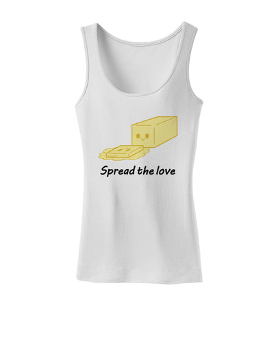 Butter - Spread the Love Womens Tank Top-Womens Tank Tops-TooLoud-White-X-Small-Davson Sales