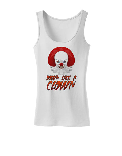 Down Like a Clown Womens Tank Top-Womens Tank Tops-TooLoud-White-X-Small-Davson Sales