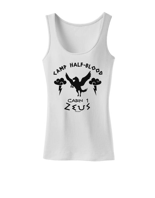 Camp Half Blood Cabin 1 Zeus Womens Tank Top by-Womens Tank Tops-TooLoud-White-X-Small-Davson Sales