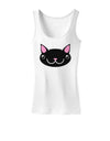 Kyu-T Head - Night Kawa the Cute Critter Womens Tank Top-Womens Tank Tops-TooLoud-White-X-Small-Davson Sales