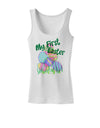 My First Easter Gel Look Print Womens Petite Tank Top-TooLoud-White-X-Small-Davson Sales