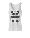 Cute Panda Bear Womens Tank Top by TooLoud-Womens Tank Tops-TooLoud-White-X-Small-Davson Sales