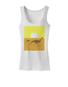 Jurassic Dinosaur Sunrise Womens Tank Top by TooLoud-Womens Tank Tops-TooLoud-White-X-Small-Davson Sales